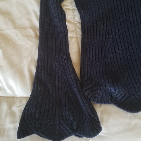 VENUS Dark Navy Cold Shoulder Sweater Top - Picture 4 of 8